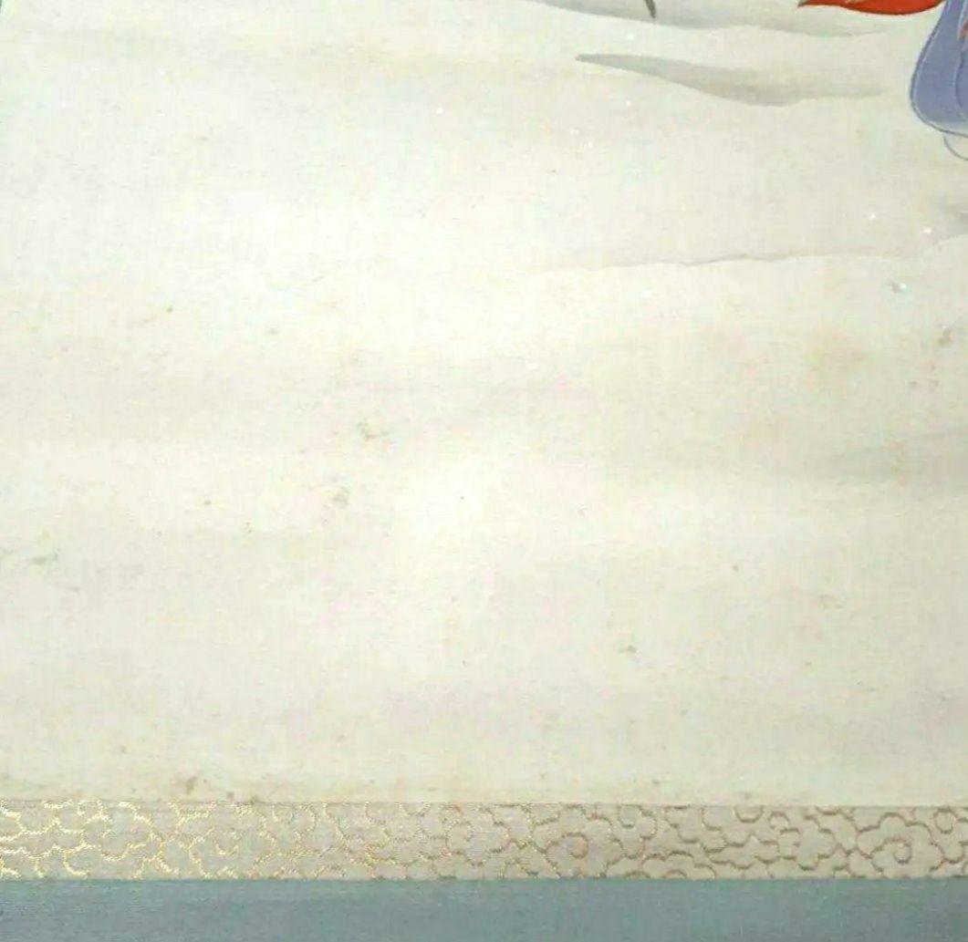 掛け軸/常盤雪中