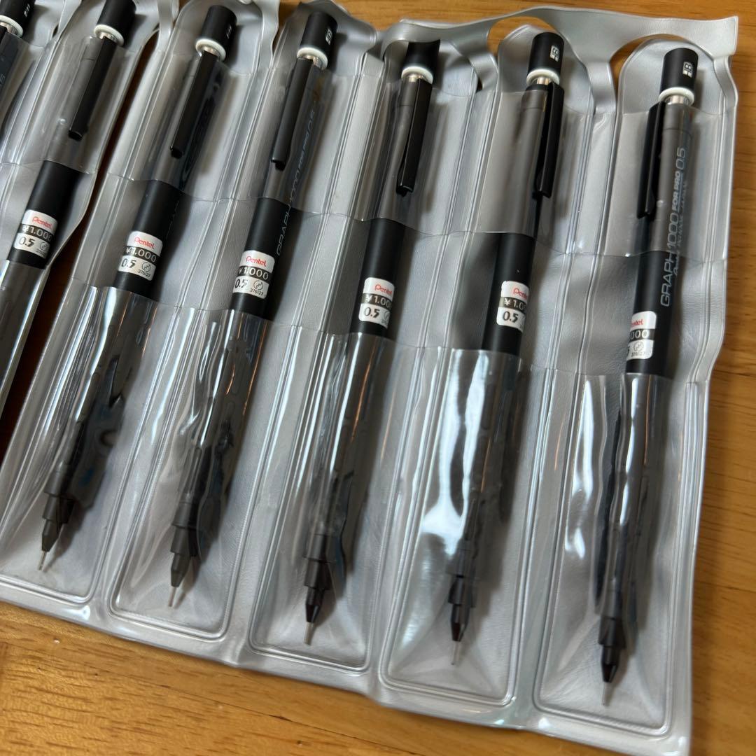 新品 廃盤 ぺんてる グラフ1000 フォープロ シャーペン 0.5mm 10本