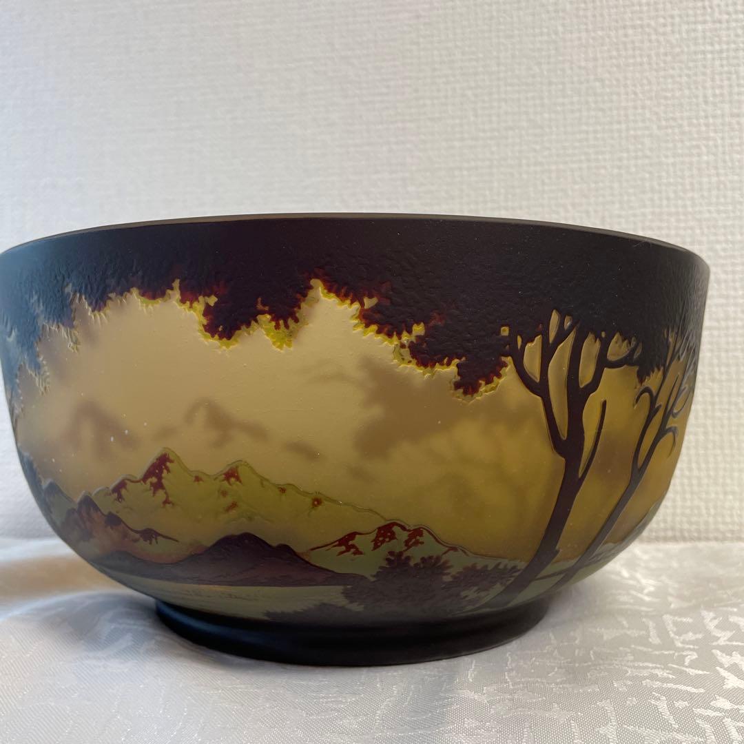 galle 椀 山と木のデザイン 直径約23cm