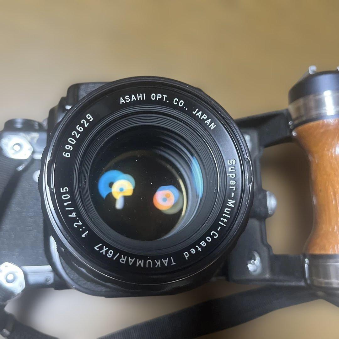 ASAHI PENTAX 中判カメラ TAKUMAR 67 105mm バケペン