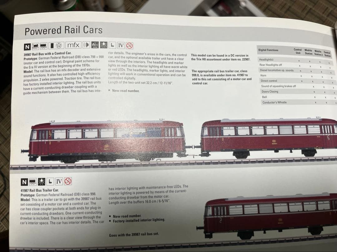 ガリさん専用　メルクリン　39978 HO レールバス　VT98.9