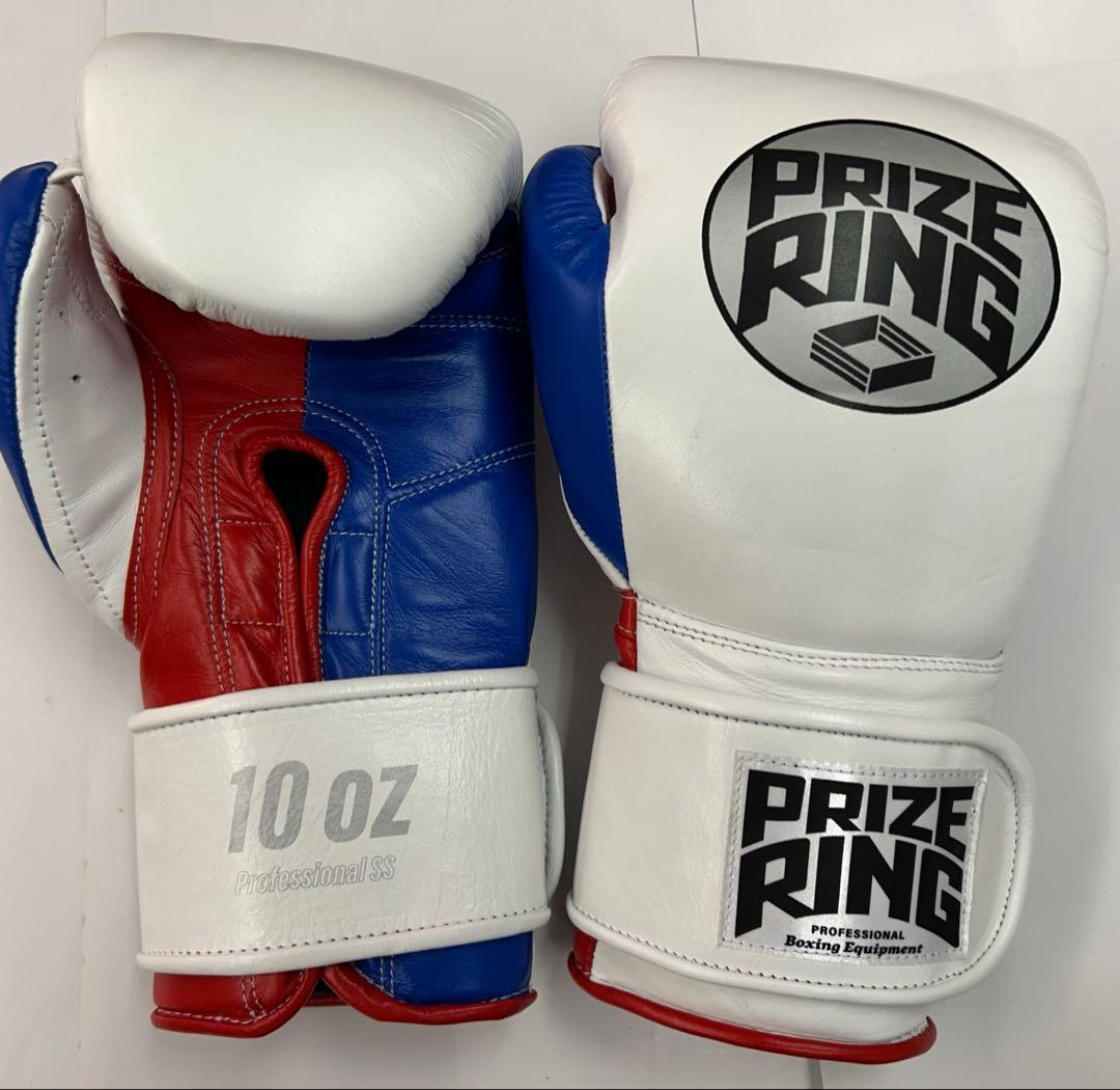 プライズリング　ボクシンググローブ　本革製　10oz