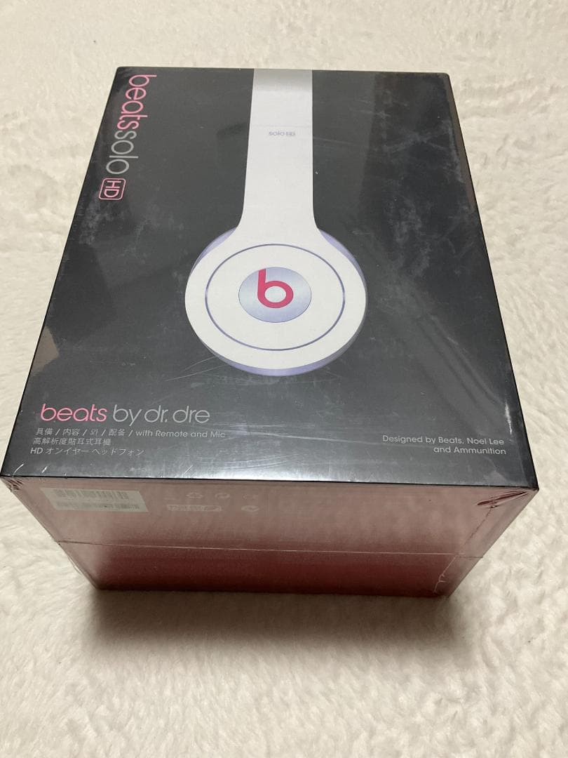 新品未開封 beats solo HD ホワイト×レッド