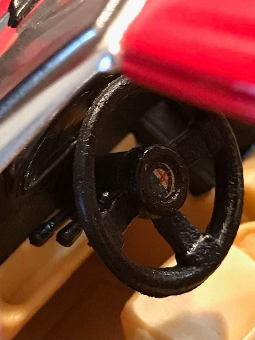 スーパーカー　アルファロメオ スパイダー 1/18 レッド 当時物 イタリア製