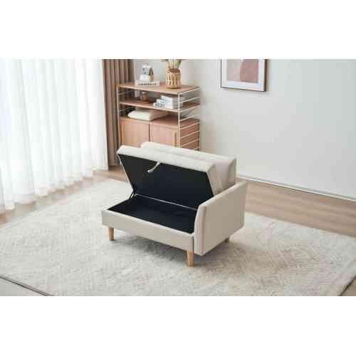 ソファカチン ソファー ソファ ソファーベッド 3P 3人掛けソファ 収納付き