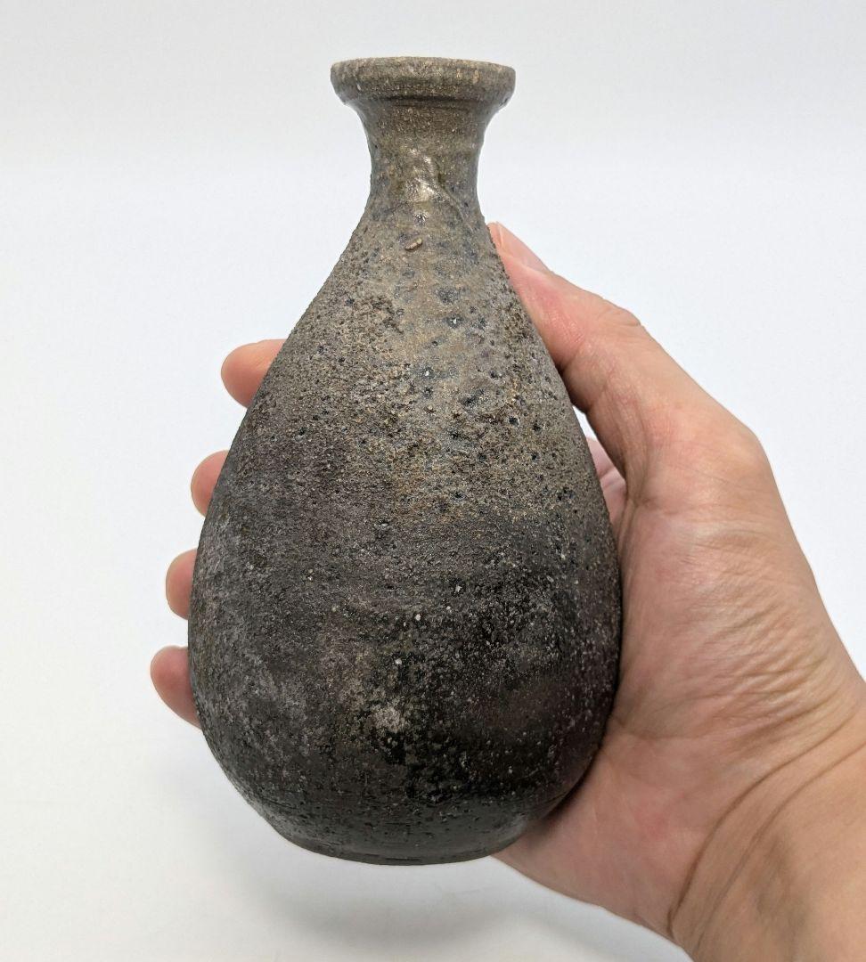 岡山県重要無形文化財 山本出 備前焼 徳利 とっくり 酒器 花器 一輪挿し花瓶