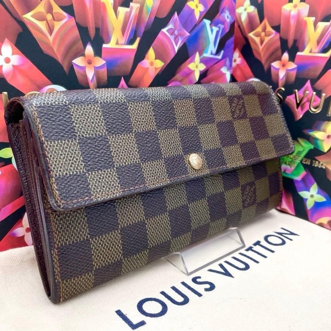 正規品✨ルイヴィトン ポルトフォイユ サラ ダミエ エベヌ 長財布