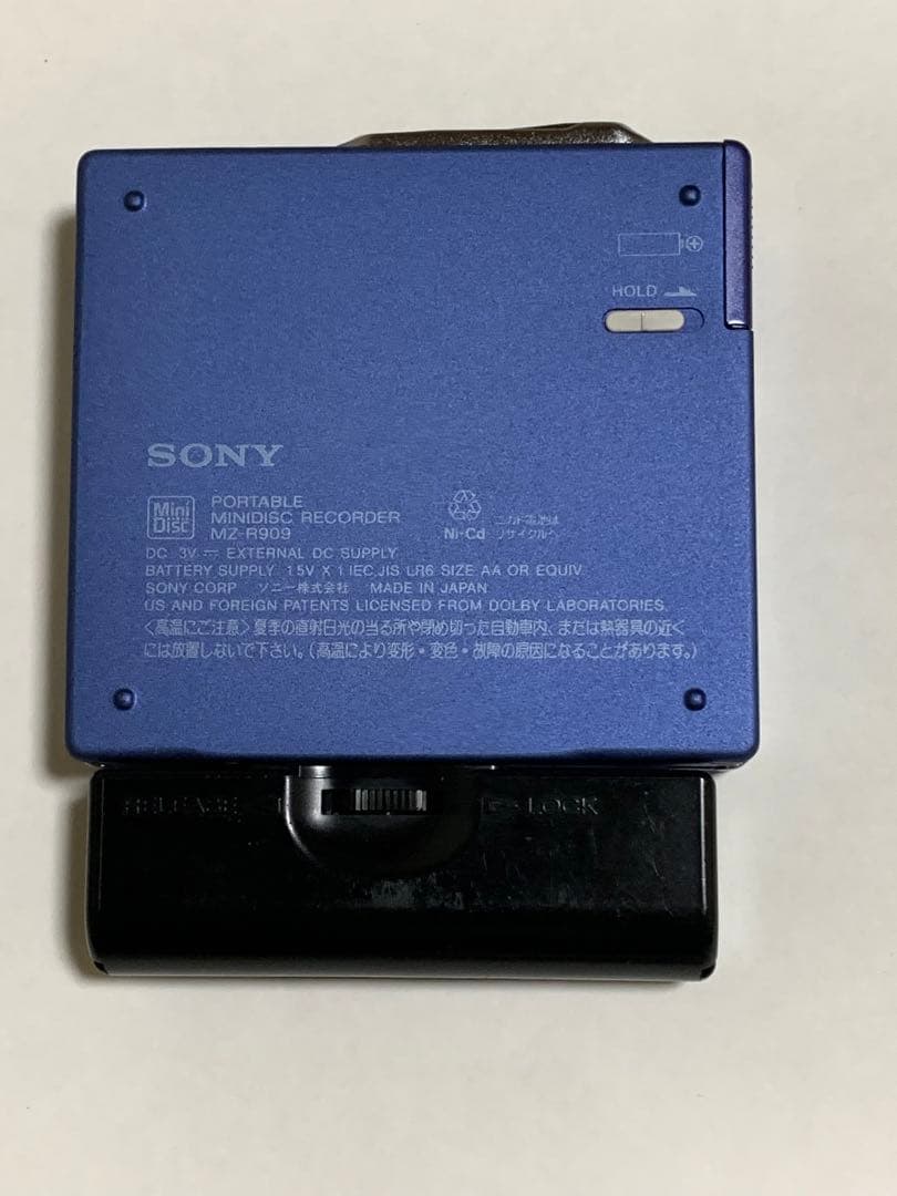 SONY MZ-R909 ポータブルMDプレーヤー