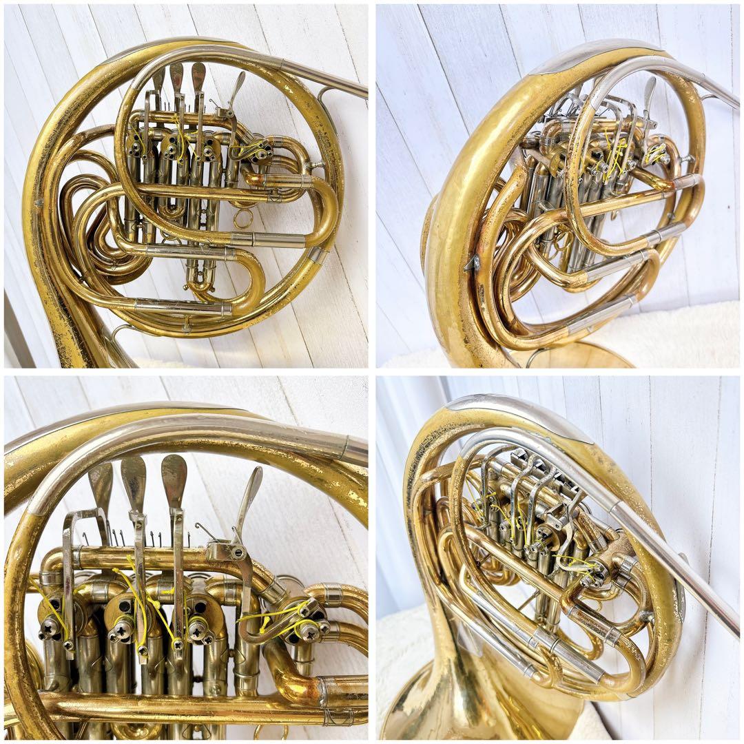 YAMAHA ヤマハ YHR-662 フルダブルホルン マウスピース付き