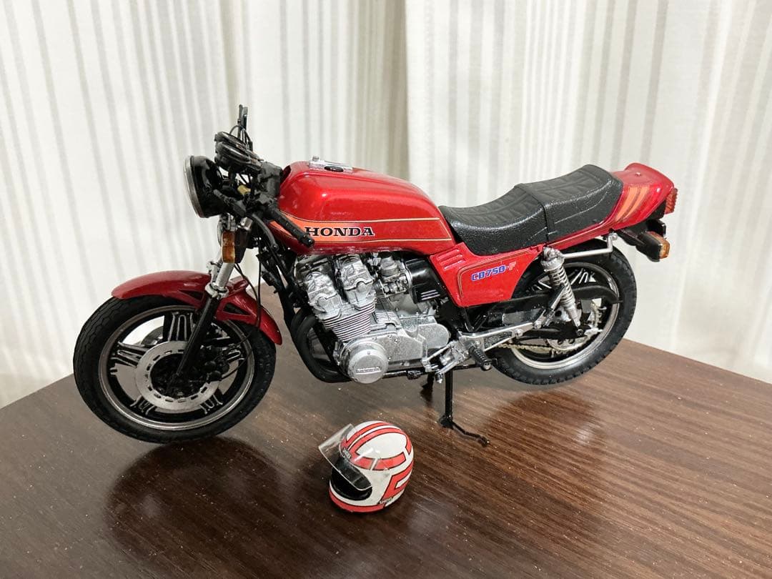 バリバリ伝説 巨摩郡CB750F 1/12プラモデル完成品