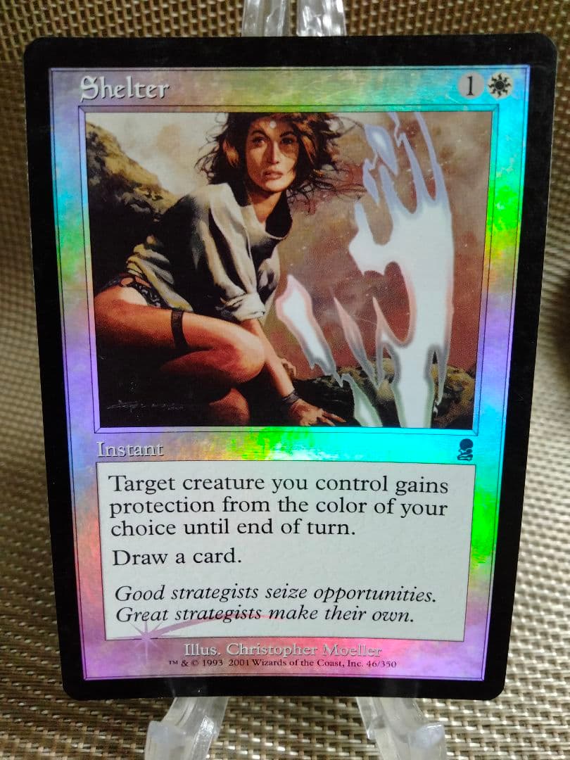 【ご確認用】オデッセイ foil 避難 英語 1枚　MTG