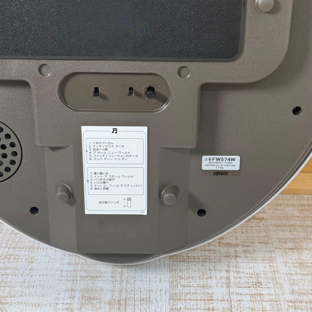 未使用品　SEIKO セイコー ディズニータイム からくり時計 FW574W