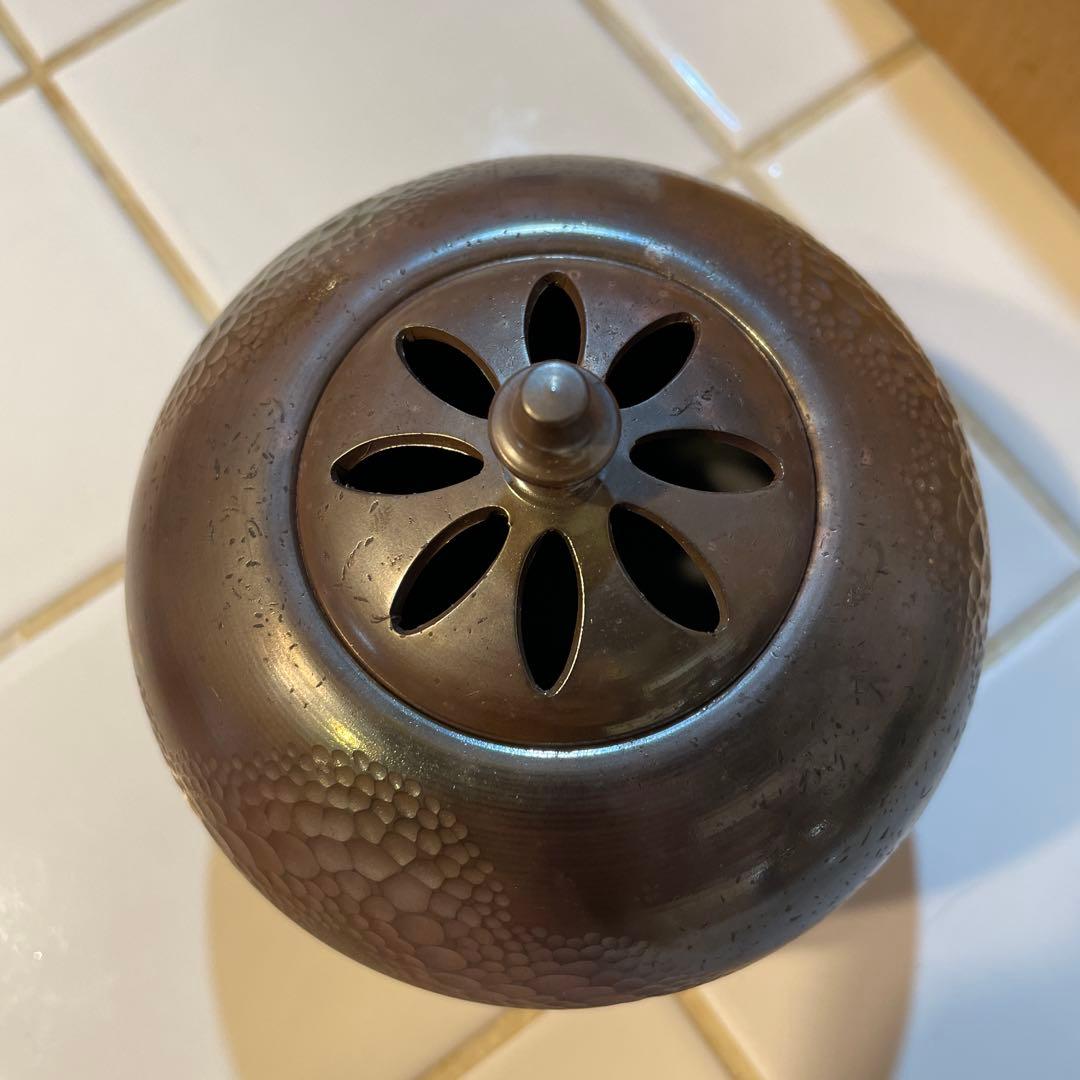 常滑焼　名工　小西洋平作　窯変練込　香道具　香炉　共箱　伝統工芸