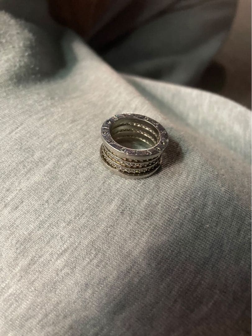 BVLGARI BーZERO1 K18ホワイトゴールドフルダイヤ