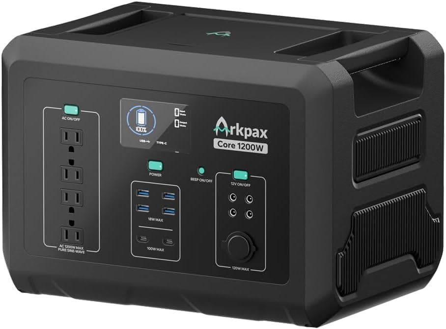 Arkpax ポータブル電源 1024Wh 定格1200W AC100V UPS