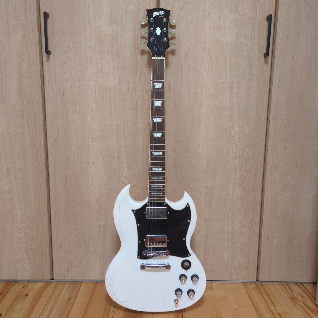Blitz SGスタイル エレキギター ホワイト