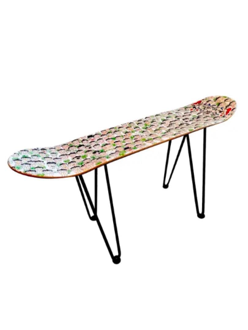 とんねるず　木梨憲武　木梨アート大サーカス展限定　スケボーサイドテーブル/非売品