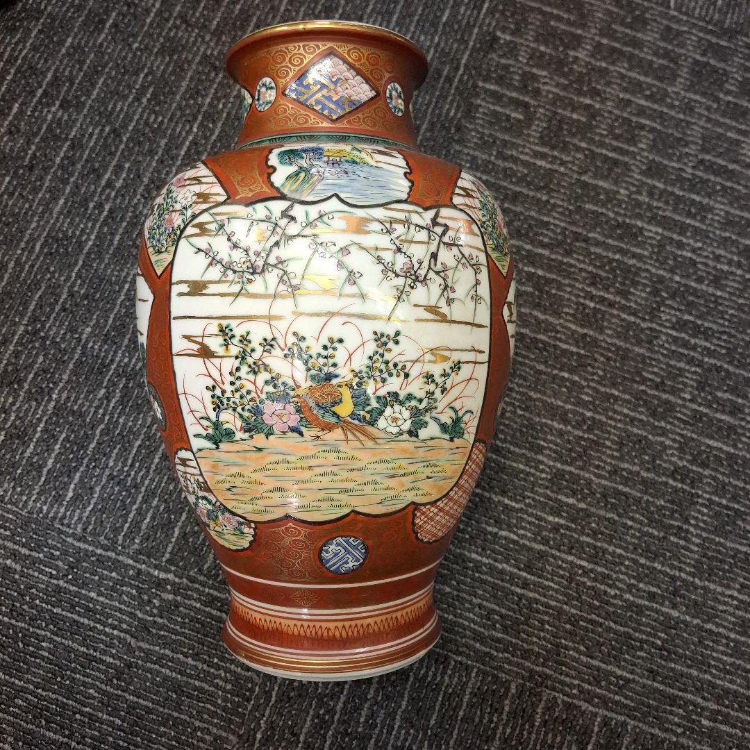 九谷焼金襴手大花瓶