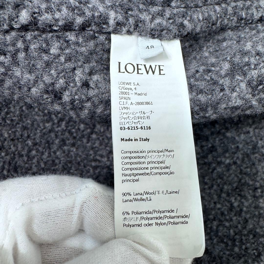 現行品★美品LOEWE カシミヤ ウール オーバーシャツ 48
