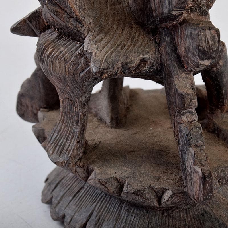 バリ島　インドネシア　木彫　ガルーダ像　置物　N　8580