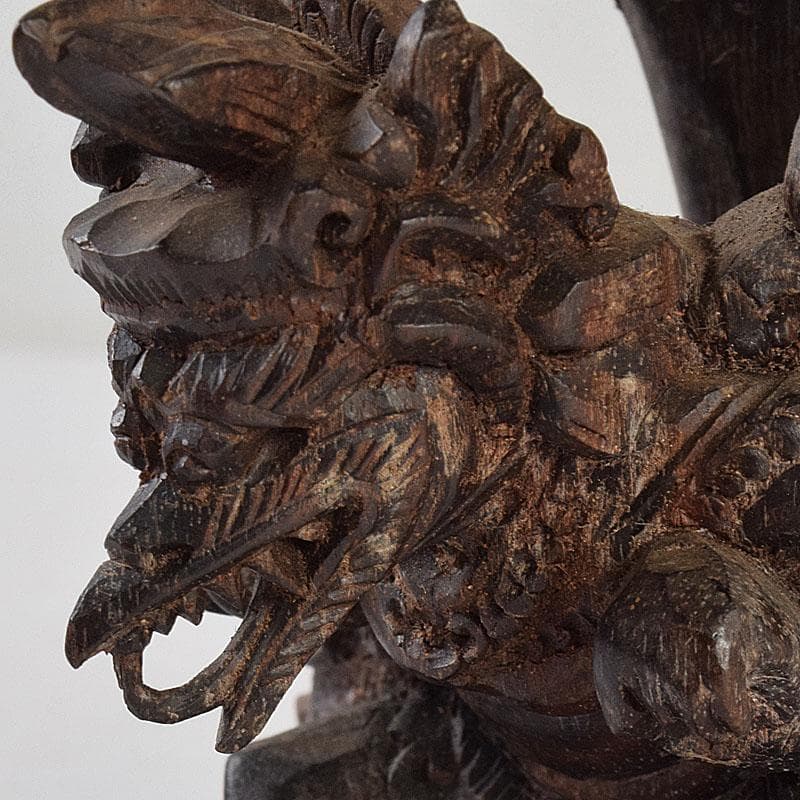 バリ島　インドネシア　木彫　ガルーダ像　置物　N　8580