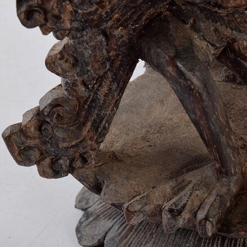 バリ島　インドネシア　木彫　ガルーダ像　置物　N　8580