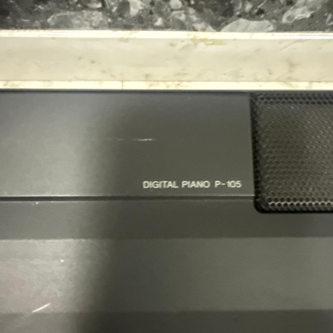 Yamaha ブラック電子ピアノ