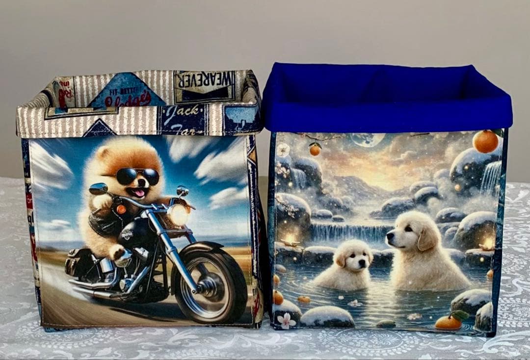 Guri　みんなでごろ寝わんこ　小物入れ