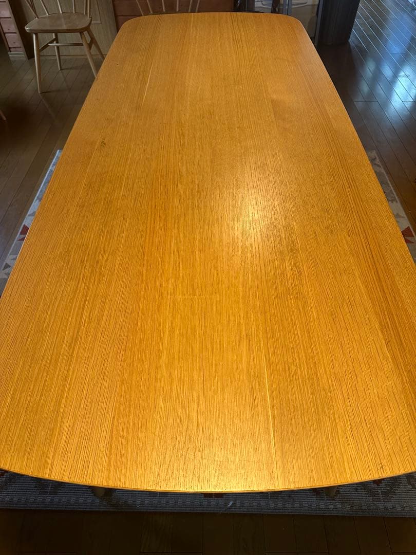 ★★無印良品　ブナ材　ダイニングテーブル　丸脚220cm MUJI　良品計画