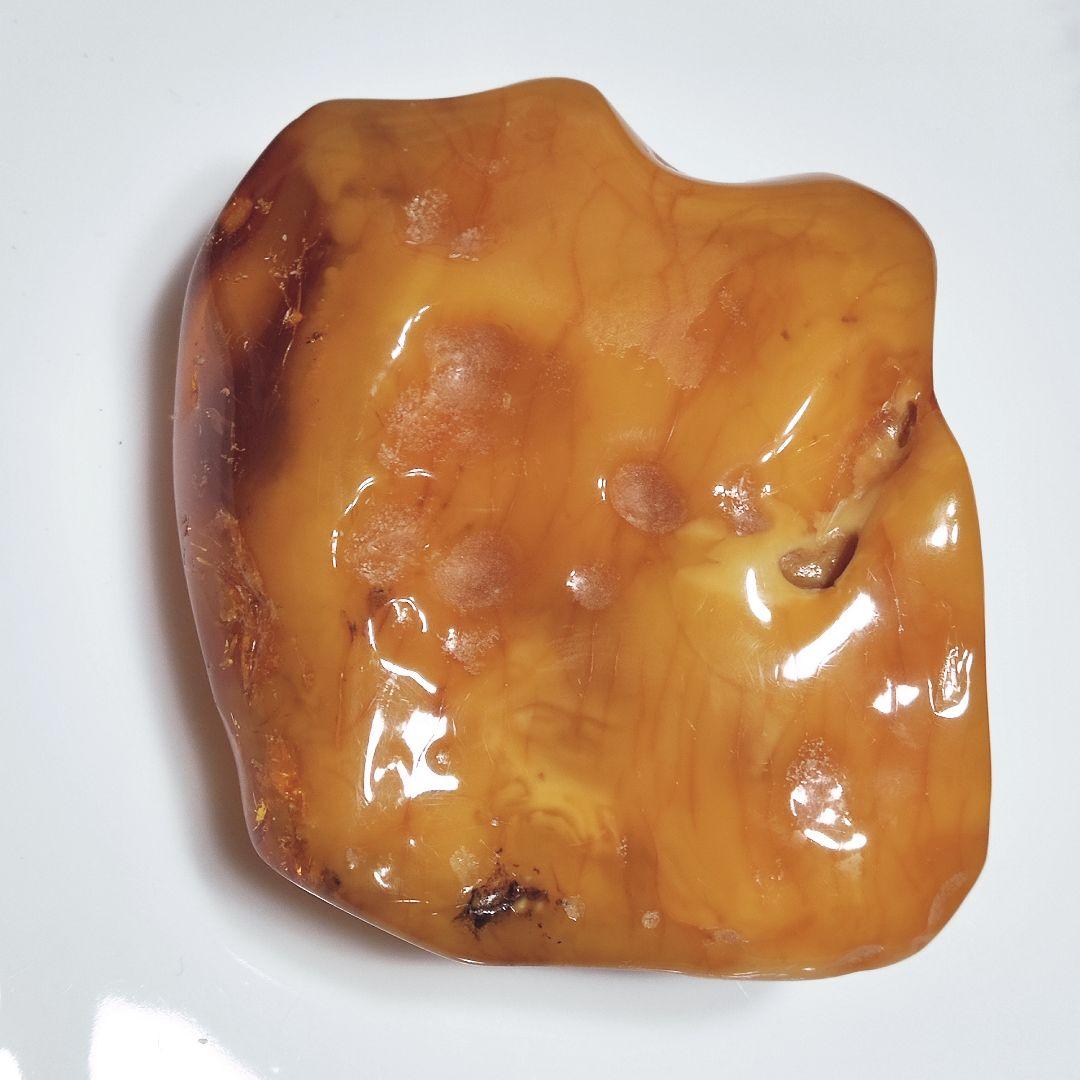 パワーストーン　原石　アンバー（琥珀）105g　№589