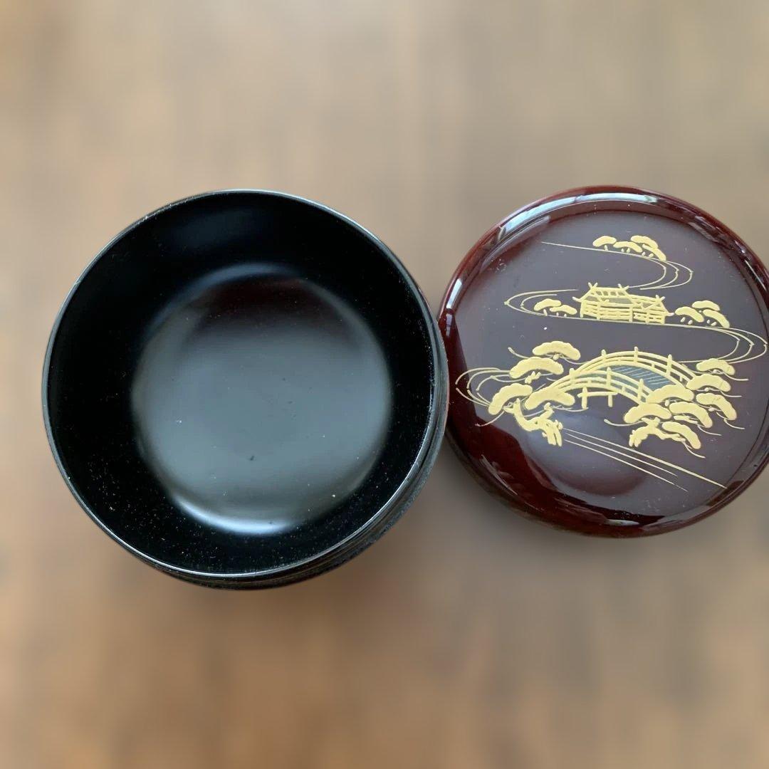 木製漆塗⭐️金蒔絵⭐️棗⭐️新品未使用