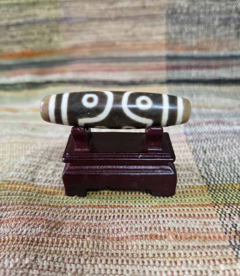 047天珠　正統派　七眼天珠　dzibeads！