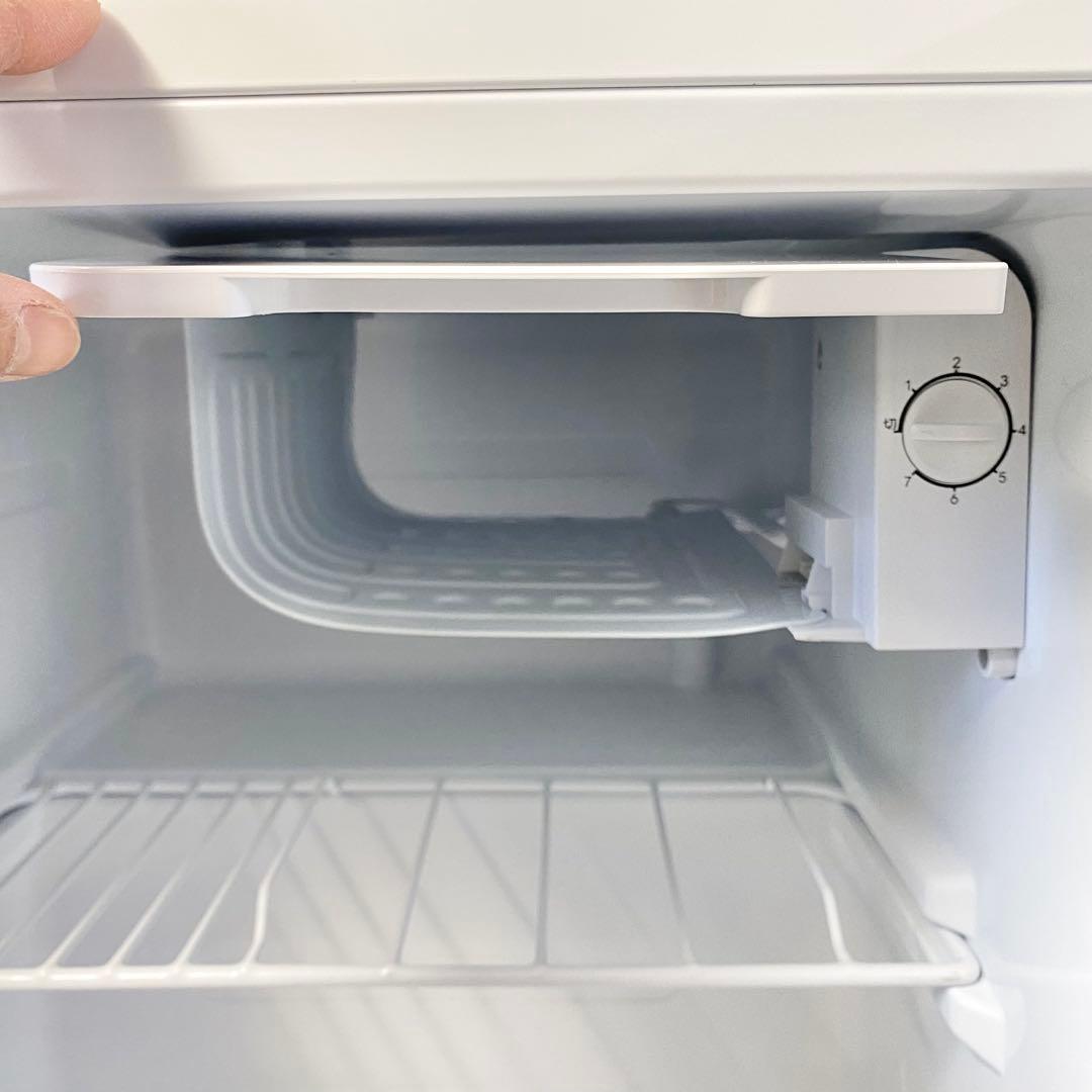 ワンルームや寝室、子ども部屋などに！1ドア冷蔵庫内46L
