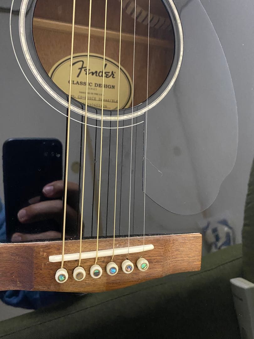 Fender CD-60SCE Dread/BLK アコースティックギター