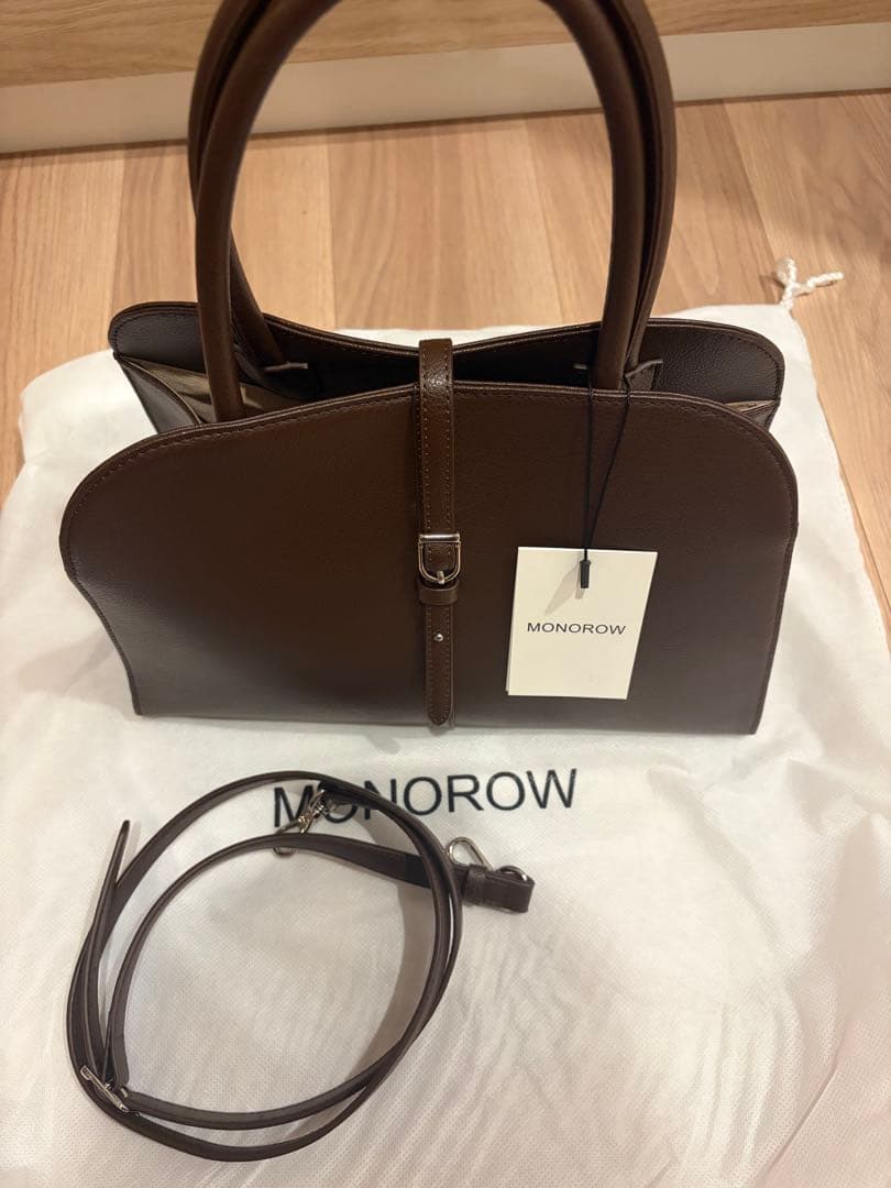 【未使用】MONOROW BLANC MEDIUM BURGUNDY BROWN