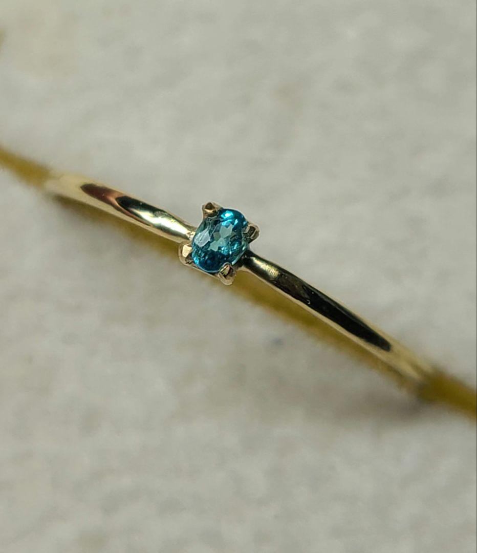 はなはな★ブラジルバターリャパライバトルマリン★リングオーダー