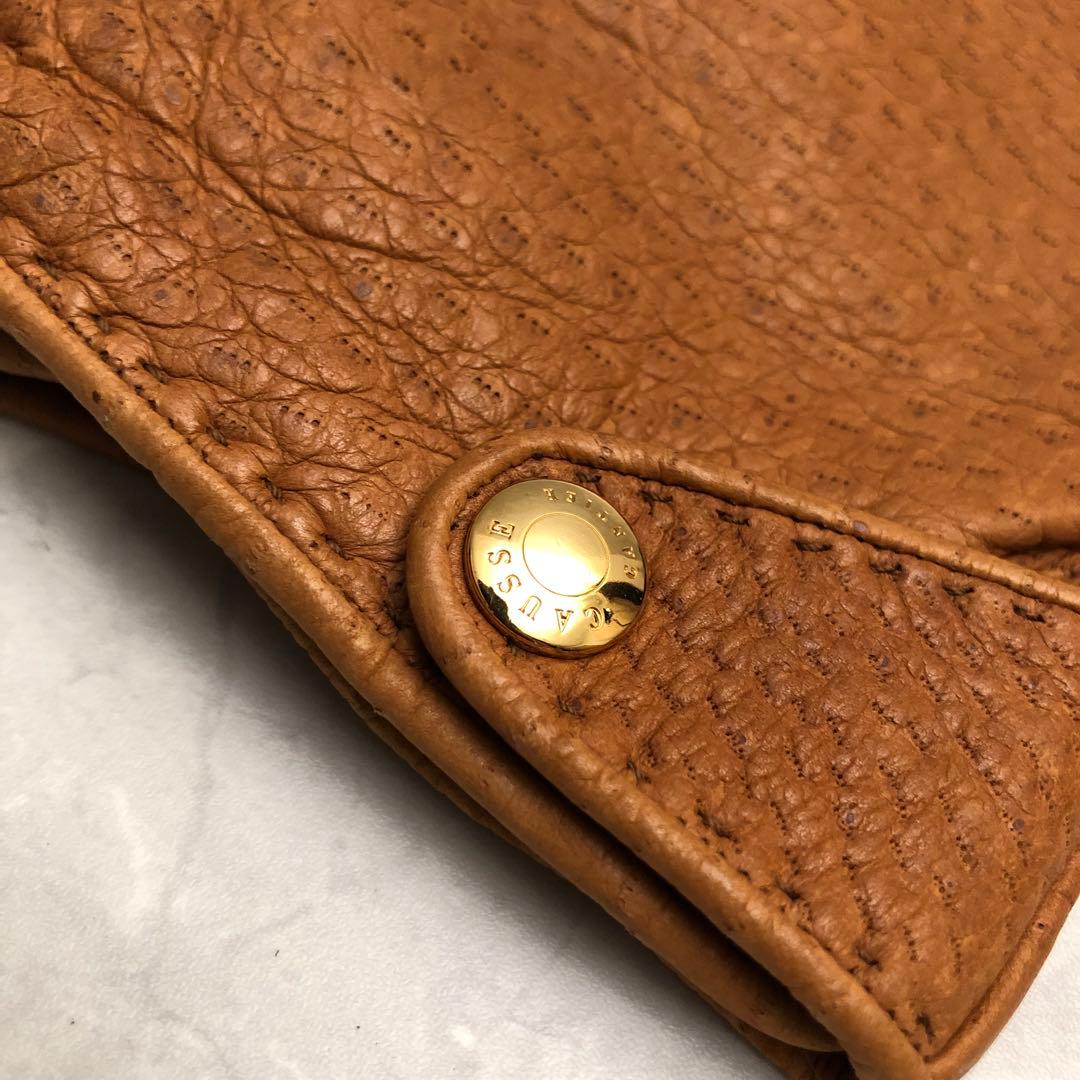 ★美品★GANTIER CAUSSE ガンコス/コース ペッカリーレザーグローブ