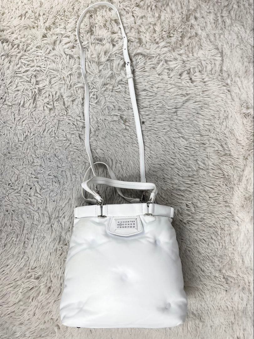 A4可 美品 メゾンマルジェラ レザー 2WAY ショルダーバッグ グラムスラム