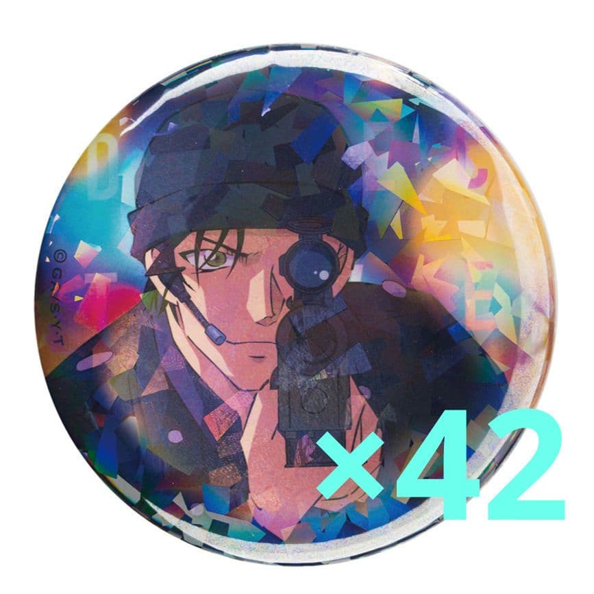 名探偵コナン ホログラム缶バッジ Citylights 赤井秀一 42点