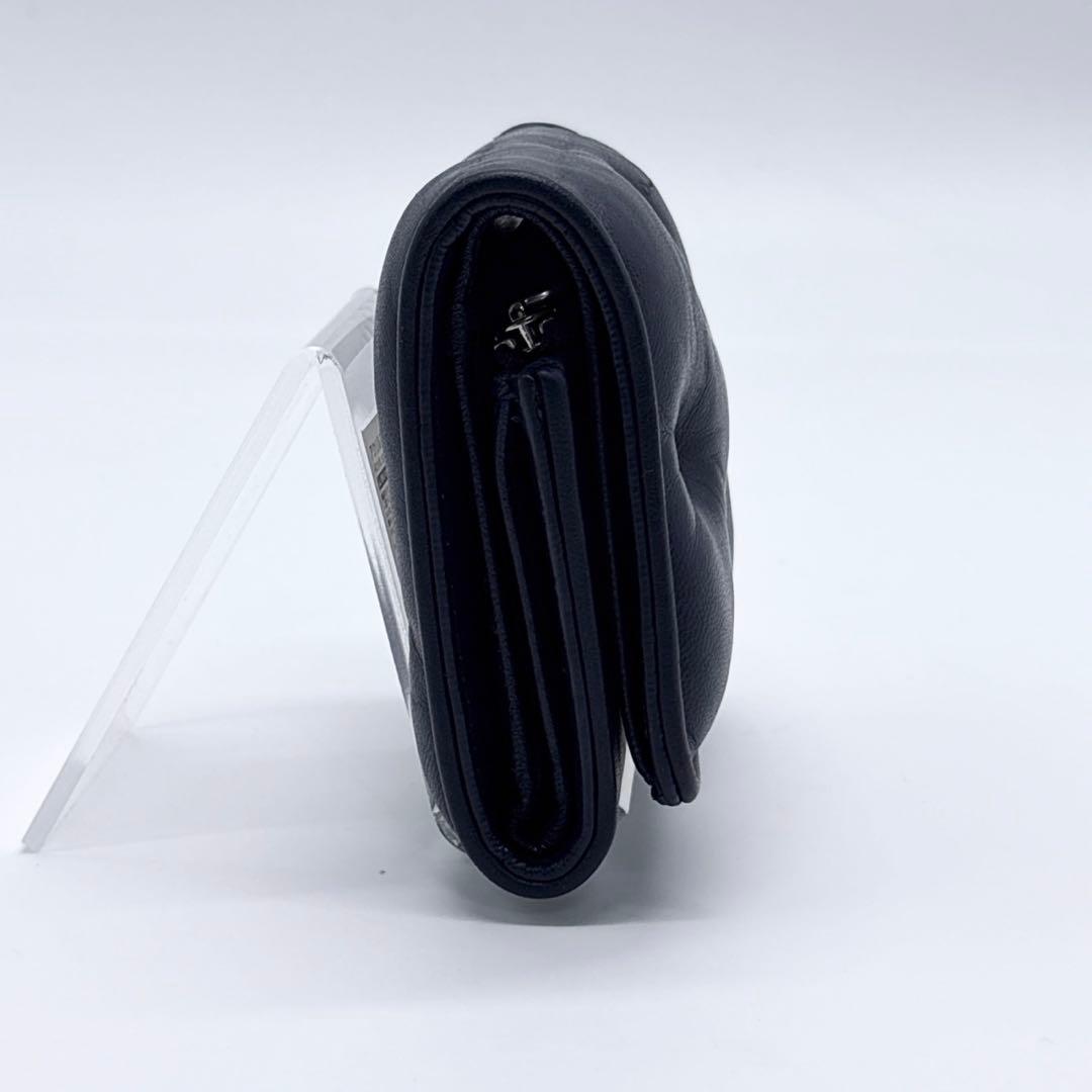 激レア✨ メゾンマルジェラ　三つ折り財布 グラムスラム　ネイビー 紺色