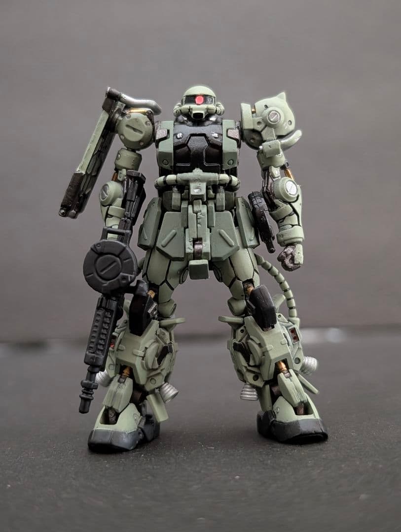 ガンダムアーティファクト 高機動型ザクII 量産型カラー 塗装 ガンプラ 完成品