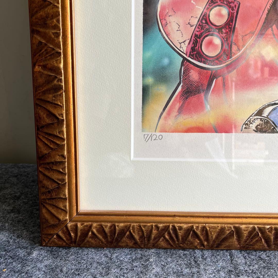 C84激レア✨　7/120 北斗の拳 リトグラフ 直筆サイン　原哲夫