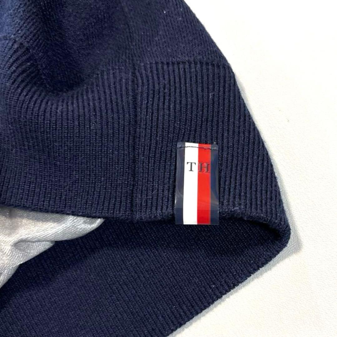 トミーヒルフィガーゴルフ　M ニットセーター　Vネック ネイビー　レディース