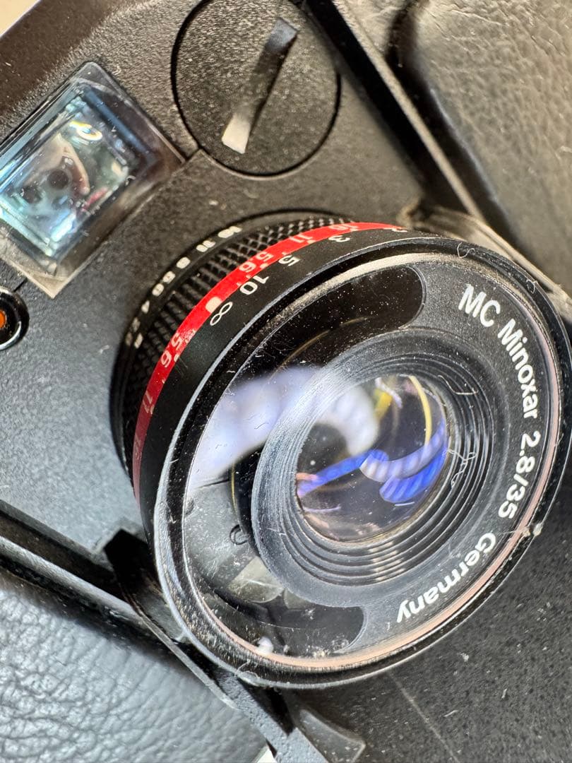 GT-E フィルムカメラ レザーケース付き