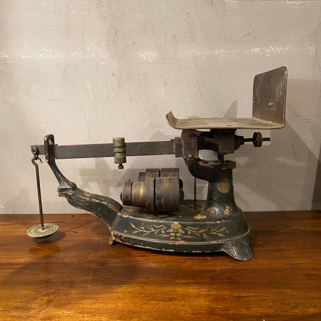 昭和レトロ 上皿天秤 アンティーク 古道具 骨董品 古民家 什器