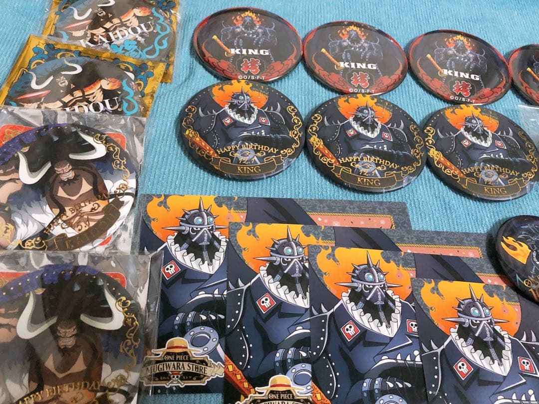 ONEPIECE キング 麦たま アルベル 缶バッジ アクスタカイドウ まとめ