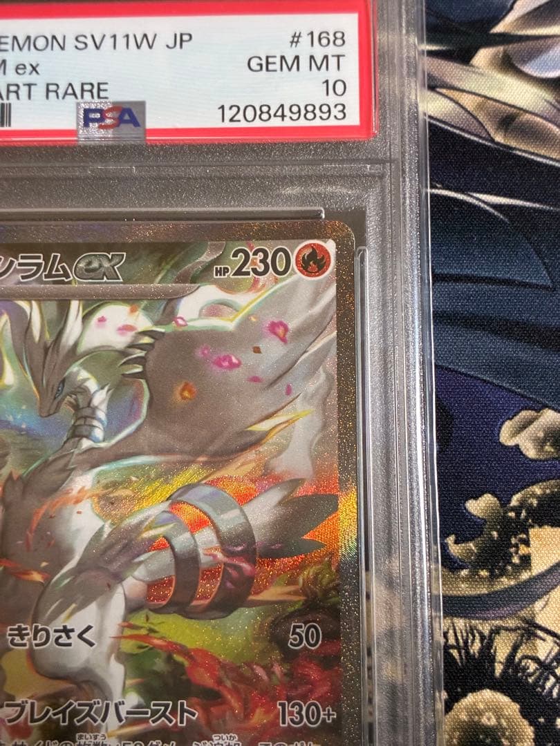 ゼクロムex レシラムex SAR PSA10 連番