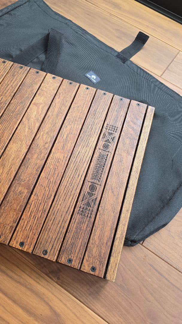 kimicamp ウォルナットテーブル 収納バッグ付き