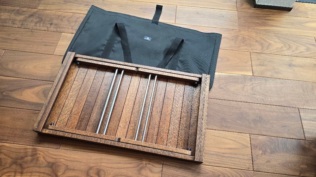 kimicamp ウォルナットテーブル 収納バッグ付き