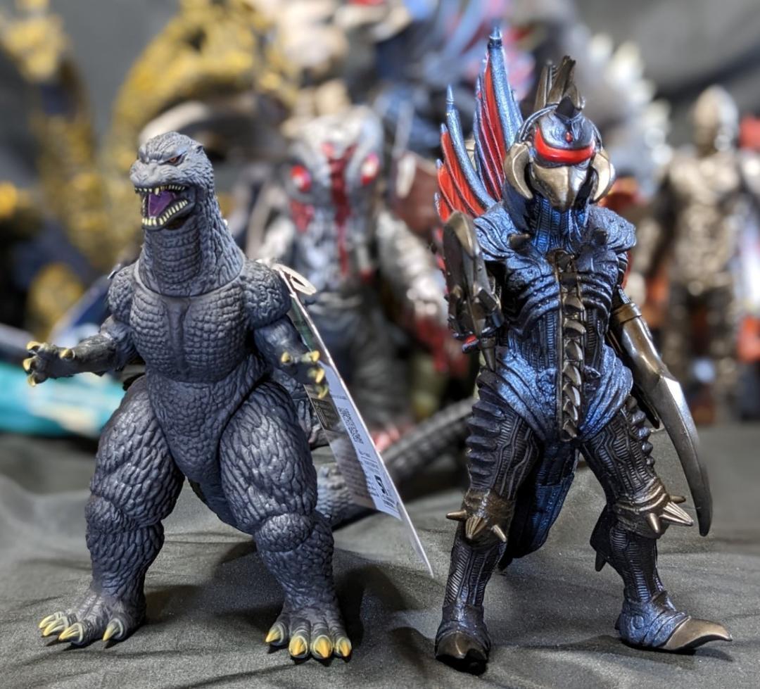 FWゴジラ・カイザーギドラ・モンスターX・ミニラ他（バンダイ）ソフビ12体セット